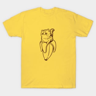 Cat in a banana T-Shirt